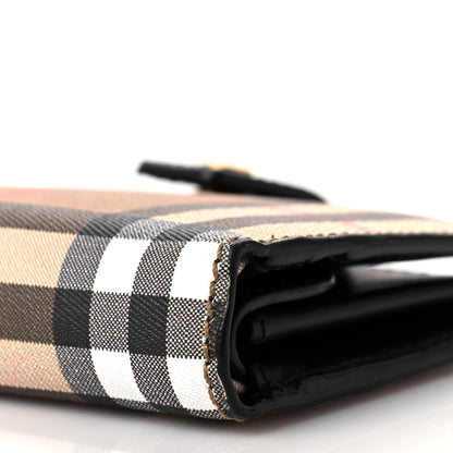 Burberry Canvas Vintage Check Coin Purse Wallet Black 7 of 7