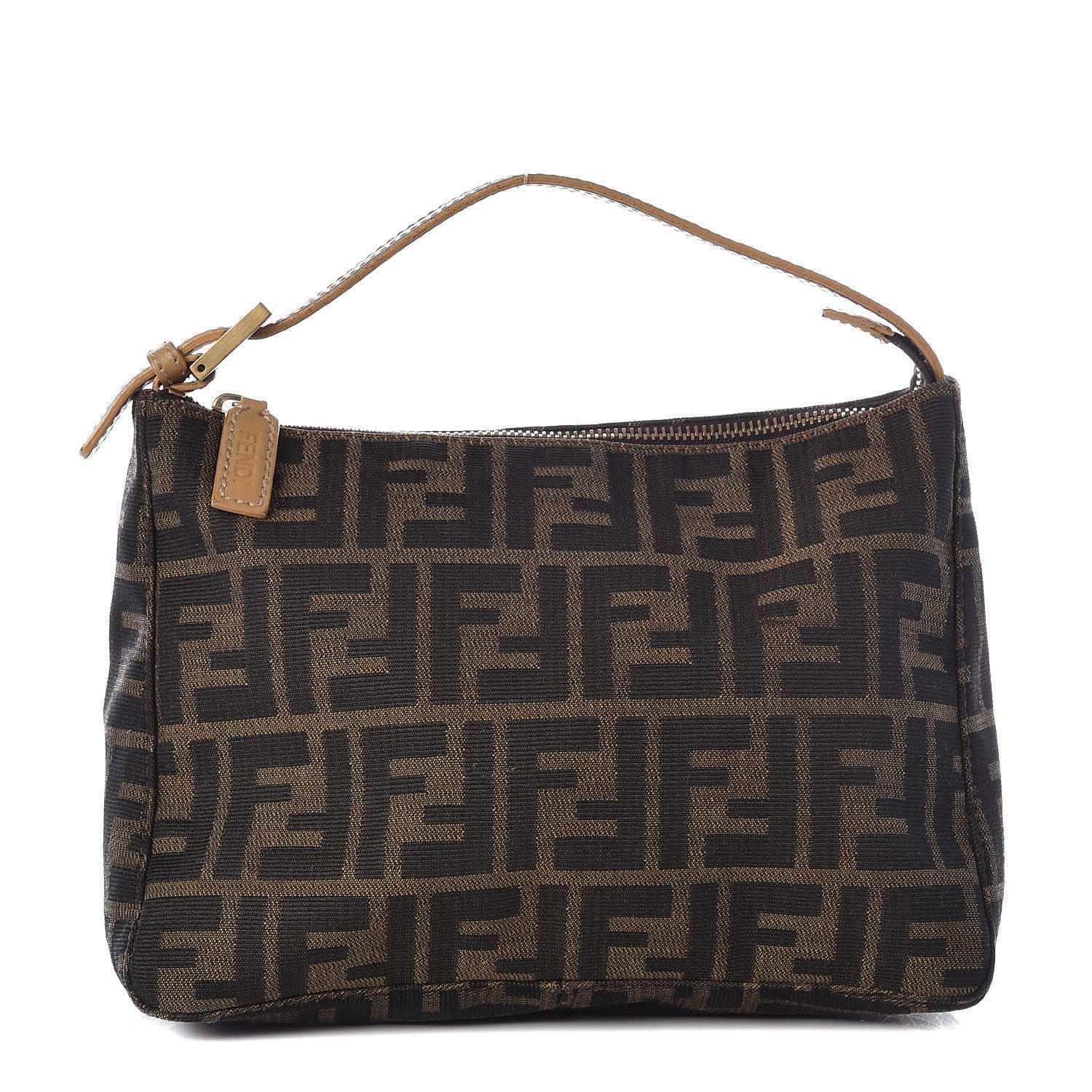 Fendi Zucca Small Shoulder Bag Tobacco 1 of 10