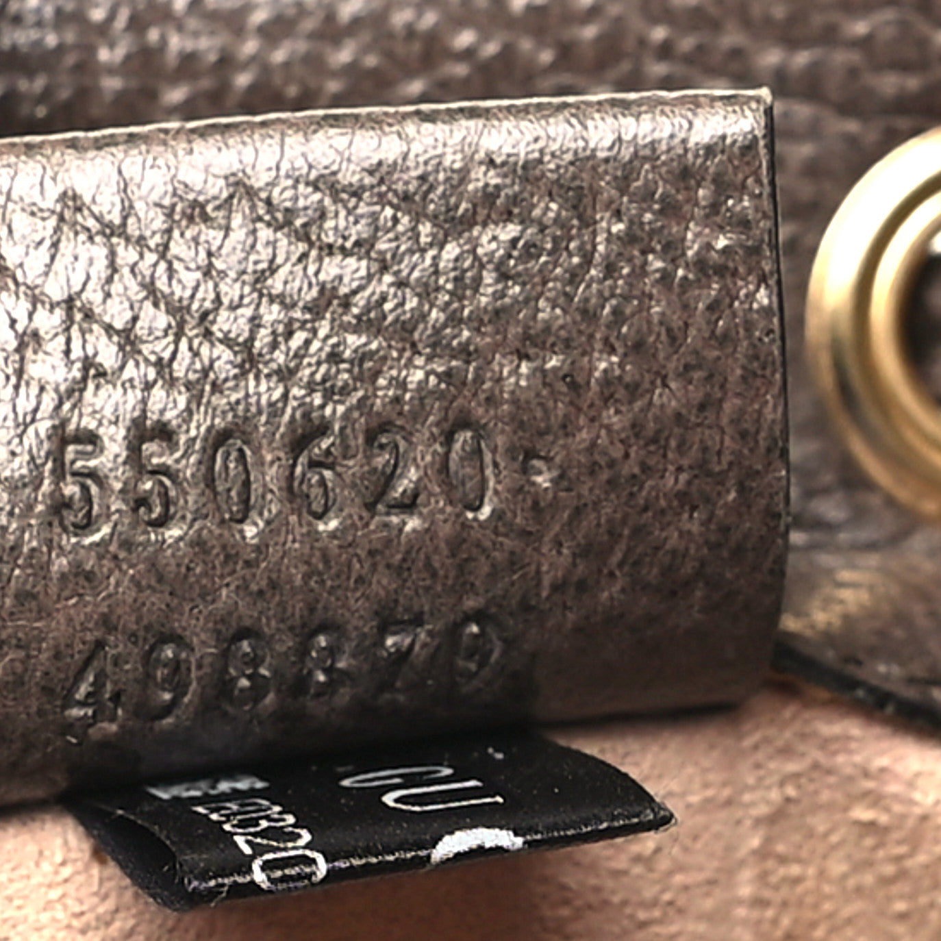 GG Supreme Monogram Web Mini Ophidia Bucket Bag Brown