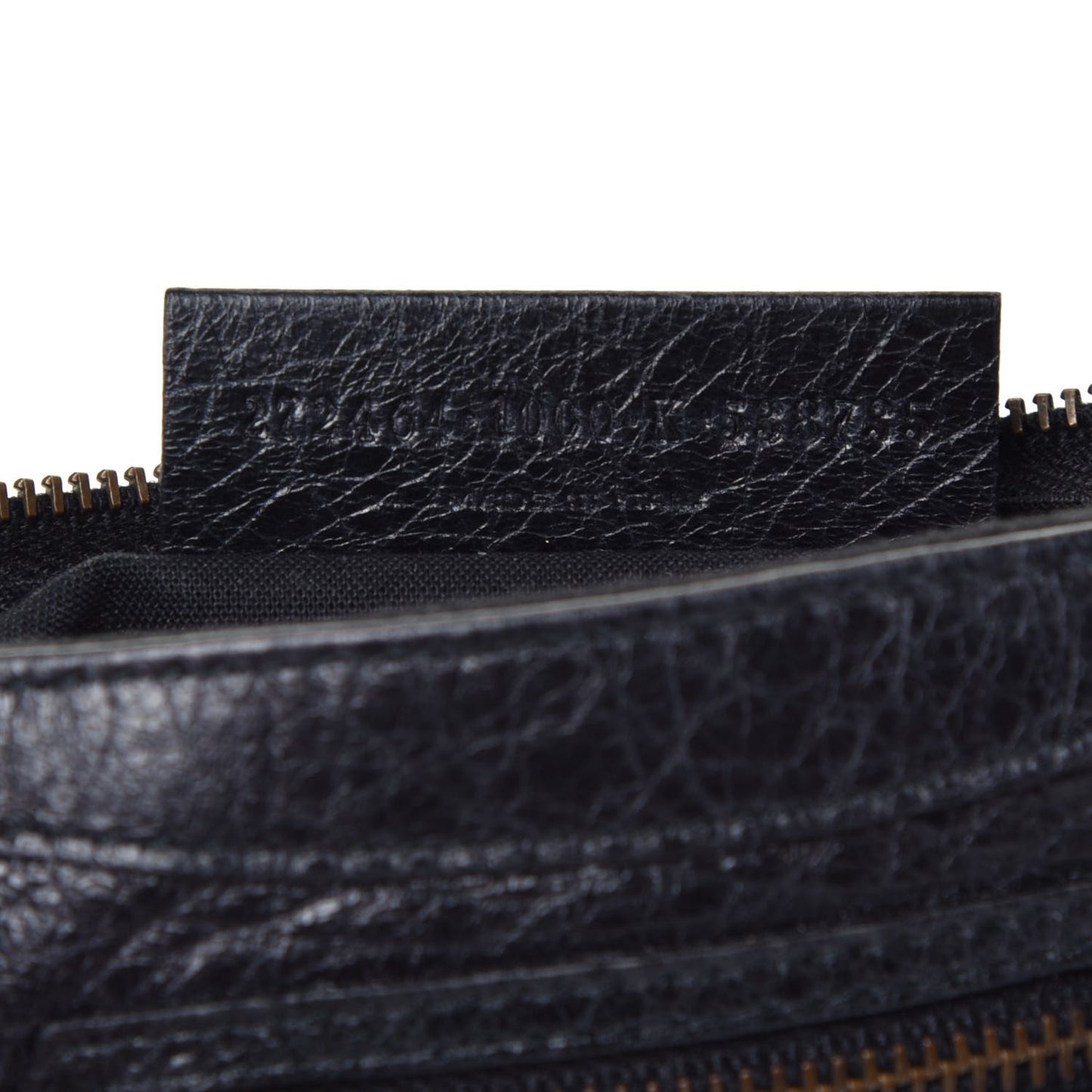 Agneau Classic Hardware M Porte-Monnaie Coin Purse Black