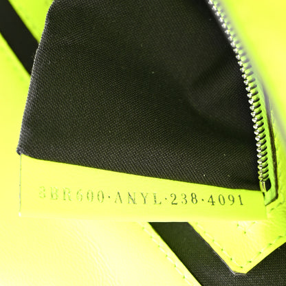 Fendi Nappa FF 1974 Embossed Baguette Yellow Fluo 7 of 10