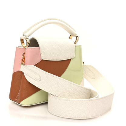 Louis Vuitton Taurillon Calfskin Patent Gelato Mini Capucines Fraise Pink 3 of 9