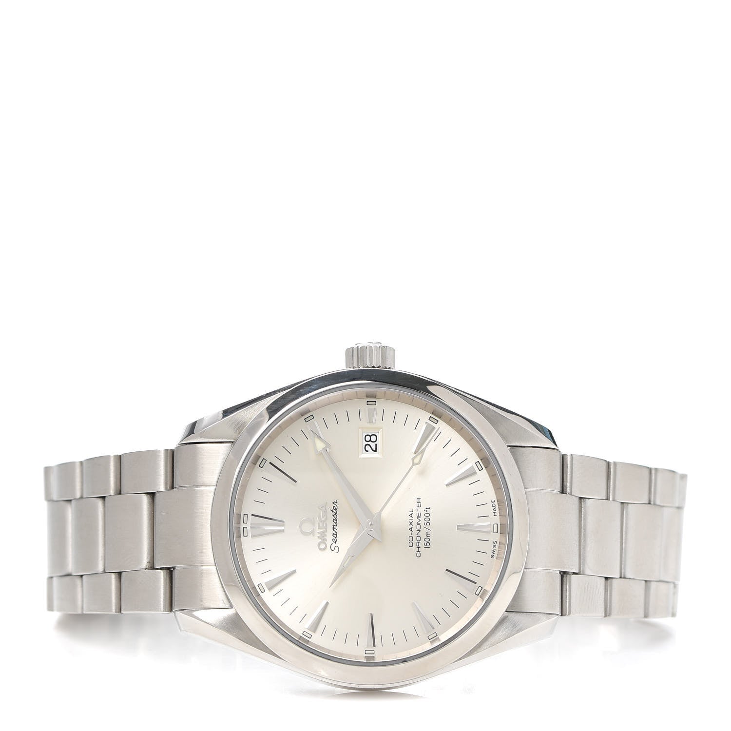 Omega Stainless Steel 39mm Seamaster Aqua Terra Master Co-Axial Automatic Watch 2503.30.00 2 of 5