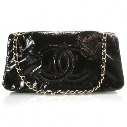 Chanel Vinyl Rock and Chain Medium Flap Black 1 of 11