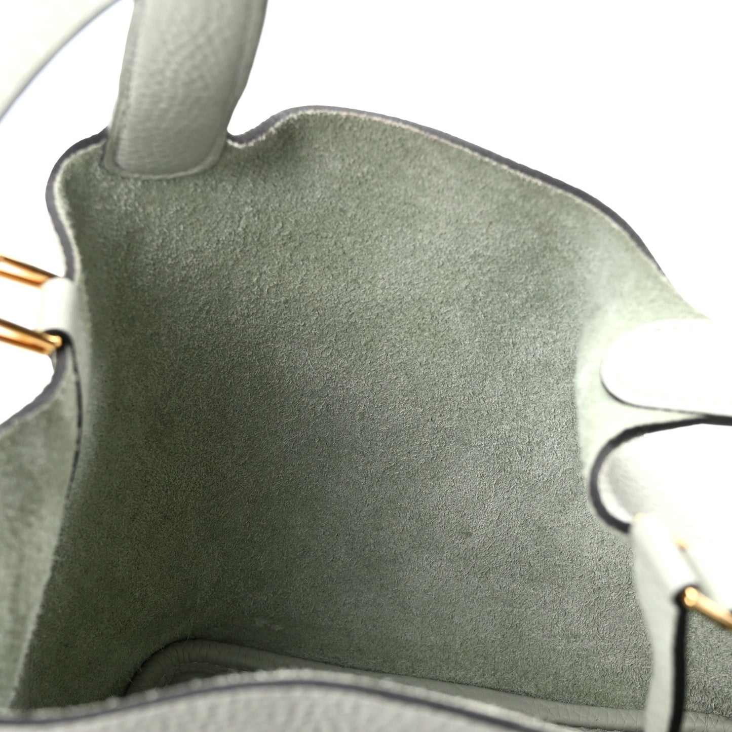 Taurillon Clemence Picotin Lock 18 PM Gris Neve