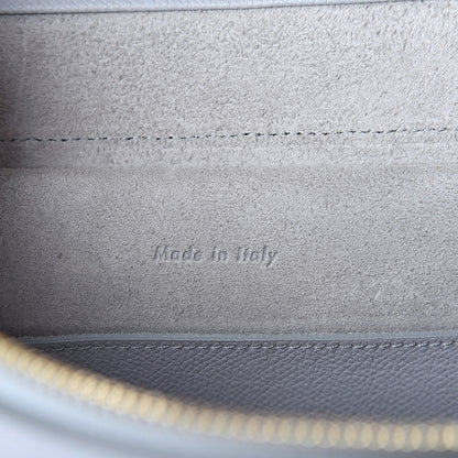 Celine Grained Calfskin Micro Belt Bag Pearl Blue 6 of 9