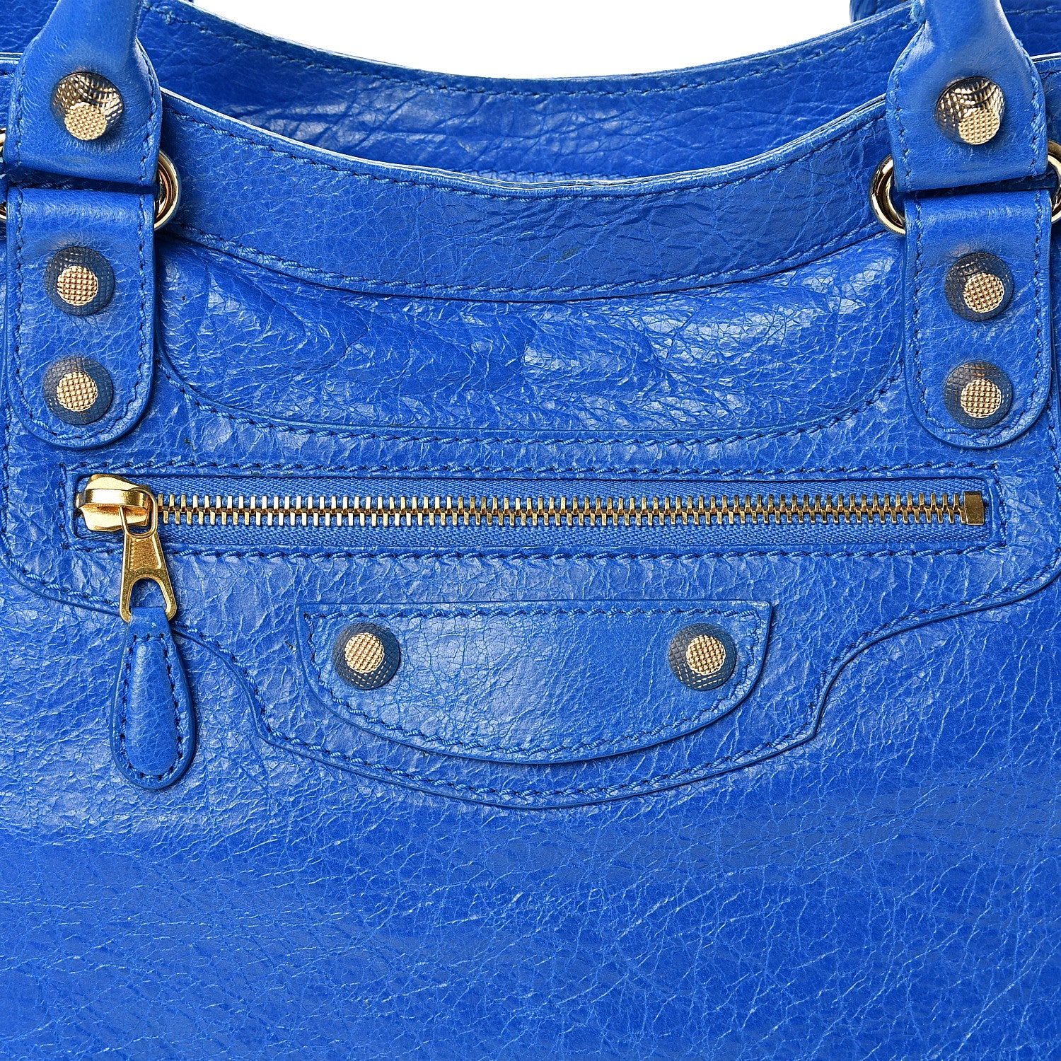 Balenciaga Agneau Giant 12 Gold Hardware Velo Bleu Lazuli 7 of 14