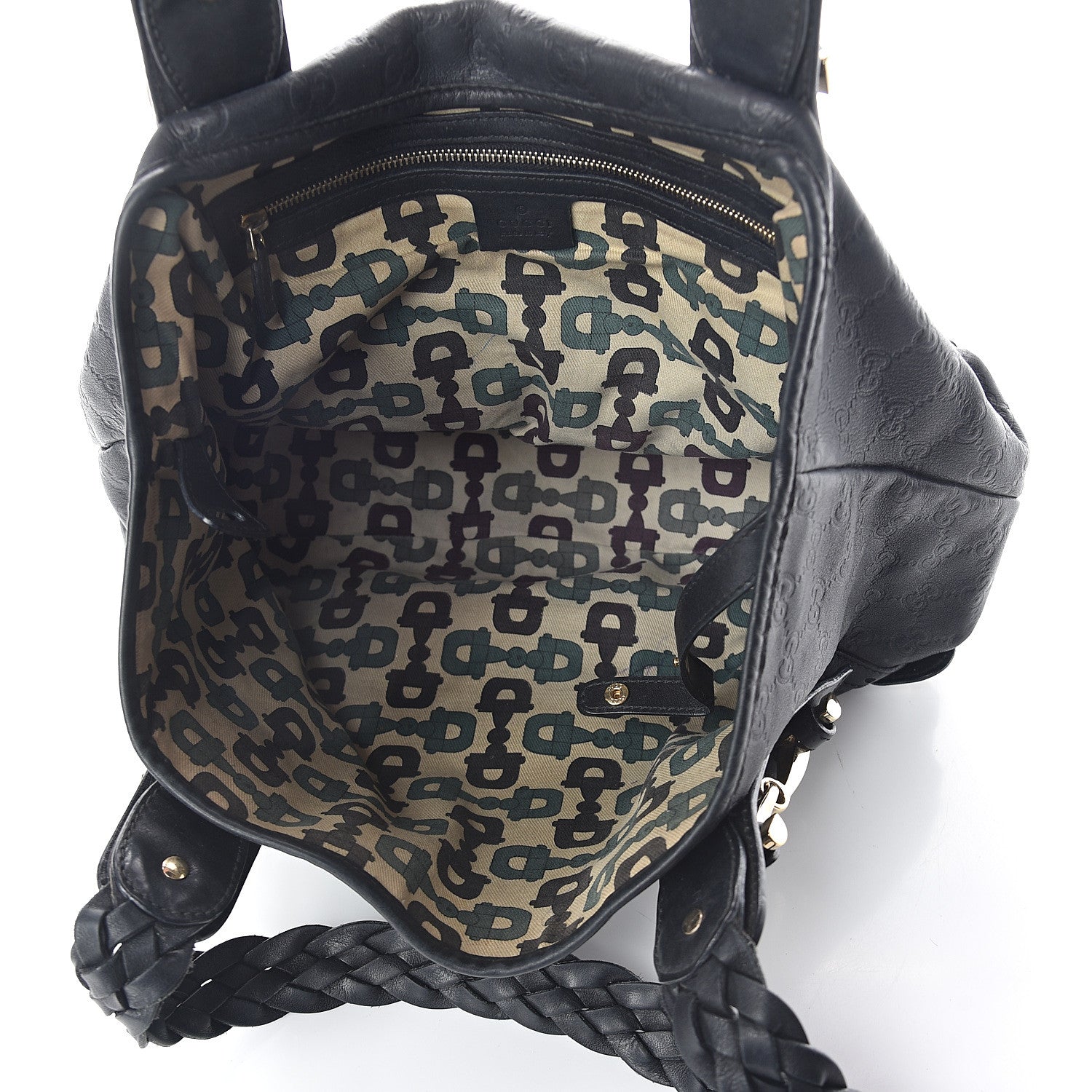 Gucci Guccissima Small Pelham Shoulder Bag Black 4 of 5