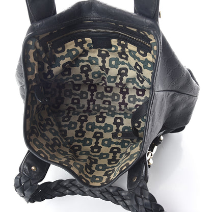 Gucci Guccissima Small Pelham Shoulder Bag Black 4 of 5