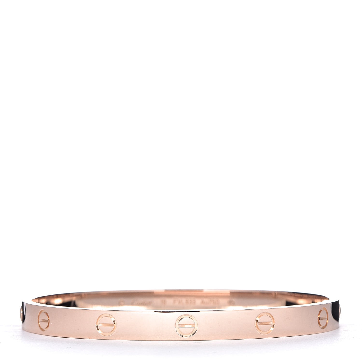 Cartier 18K Pink Gold LOVE Bracelet 19 1 of 5