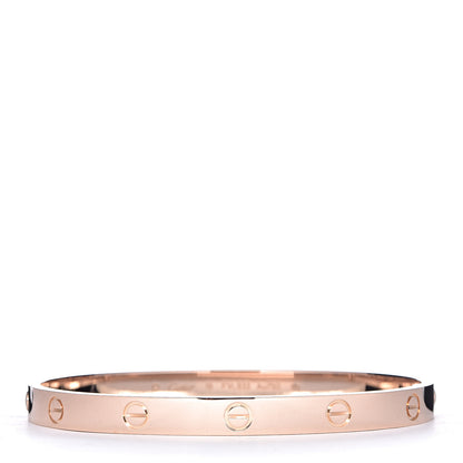 Cartier 18K Pink Gold LOVE Bracelet 19 1 of 5