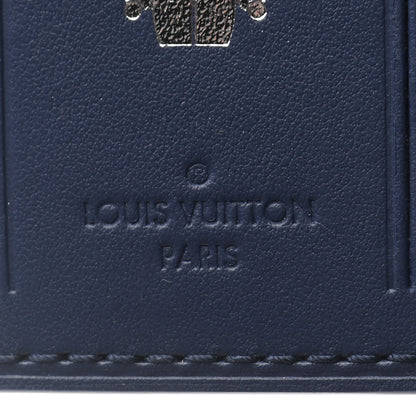 Louis Vuitton Calfskin Vivienne Luggage Tag Blue 3 of 3