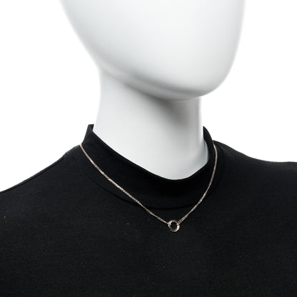 Cartier 18K Pink Yellow White Gold Trinity Double Chain Pendant Necklace 2 of 5