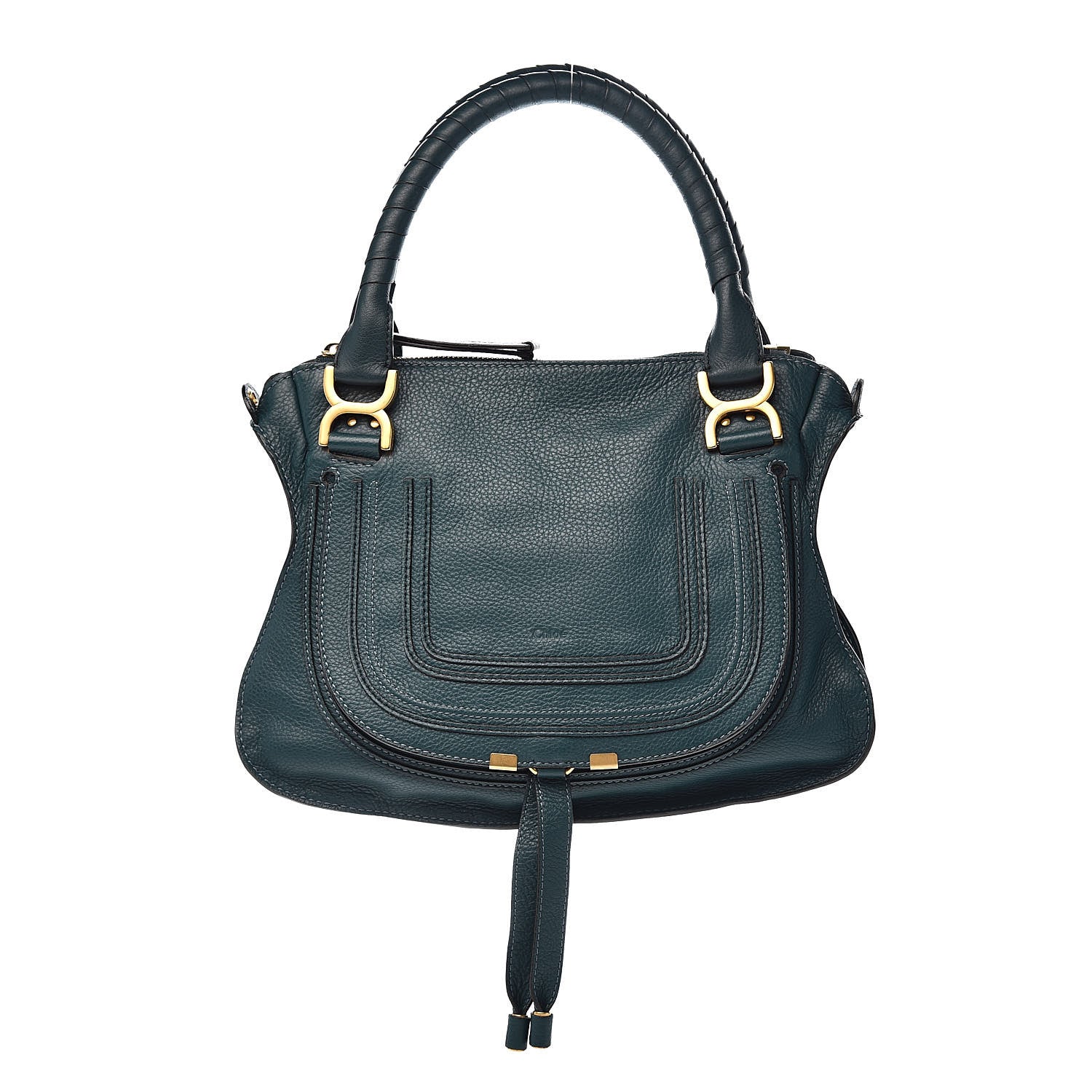 Chloe Calfskin Medium Marcie Satchel Navy Ink 1 of 11
