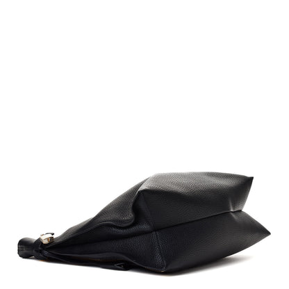 Tom Ford Pebbled Calfskin Large Alix Padlock Zip Hobo Bag Black 3 of 4