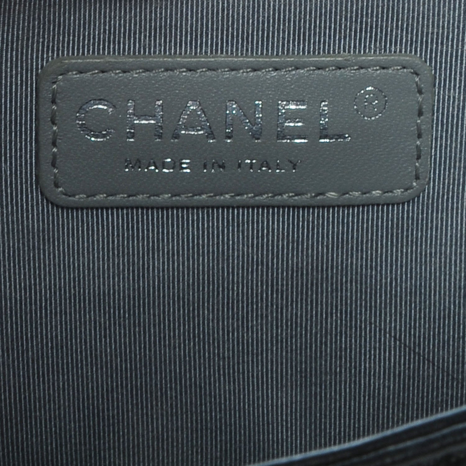 Chanel Metallic Calfskin Quilted Medium Boy Flap Black 8 of 9