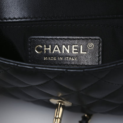 Chanel Lambskin Quilted Side Packs Black 6 of 11