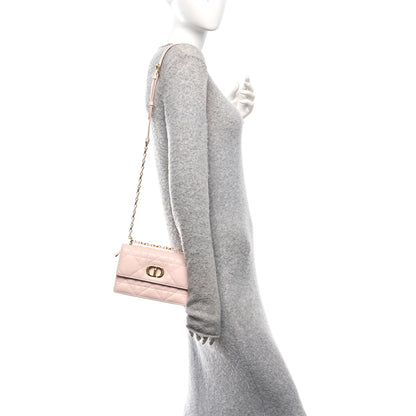 Christian Dior Lambskin Macrocannage Mini Miss Caro Bag Rose Quartz 2 of 10