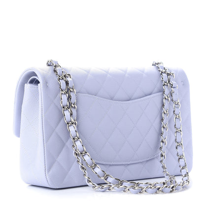 Chanel Caviar Quilted Medium Double Flap Light Purple 3 of 9