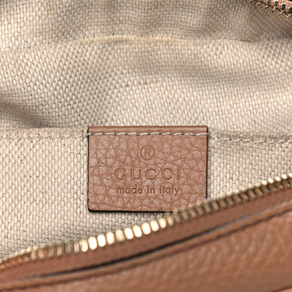 Gucci Pebbled Calfskin Small Soho Disco Bag Camelia 6 of 13