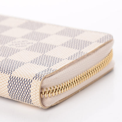 Louis Vuitton Damier Azur Clemence Wallet Rose Ballerine 9 of 9