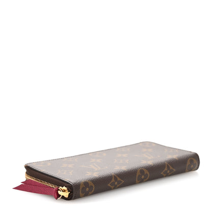 Louis Vuitton Monogram Clemence Wallet Fuchsia 4 of 9