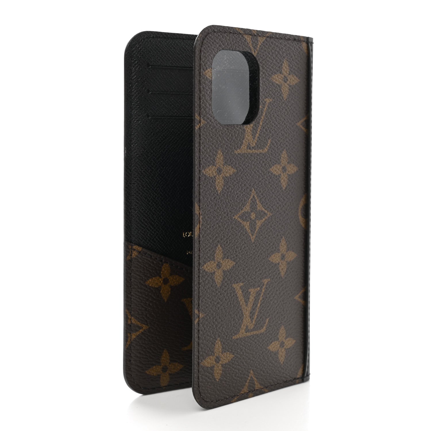 Louis Vuitton Monogram iPhone 11 Folio Case Black 3 of 6