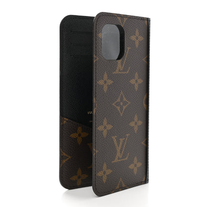 Louis Vuitton Monogram iPhone 11 Folio Case Black 3 of 6