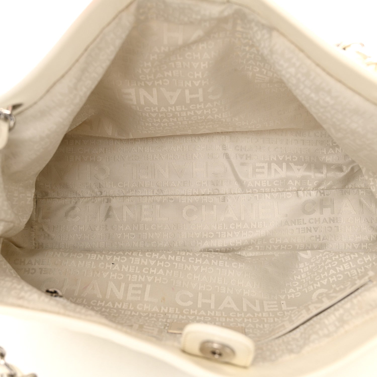 Chanel Calfskin Small Braided CC White 5 of 12