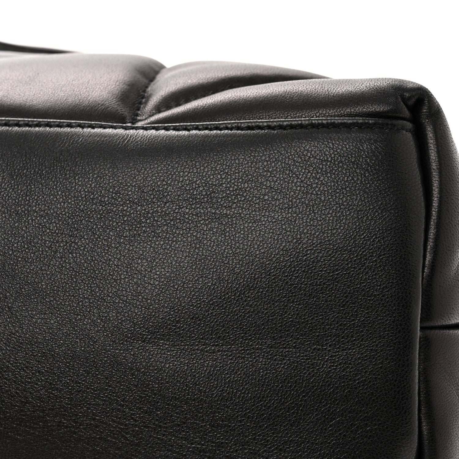 Saint Laurent Calfskin Quilted Medium Loulou Puffer Monogram Chain Satchel Black 11 of 11