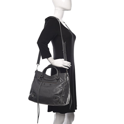 Balenciaga Agneau Classic Hardware Velo Gris Tarmac 2 of 12