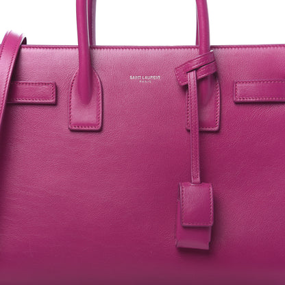 Saint Laurent Calfskin Baby Sac De Jour Fuchsia 8 of 8