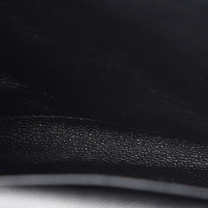 Saint Laurent Grain De Poudre Matelasse Chevron Monogram Chain Wallet Black 8 of 8
