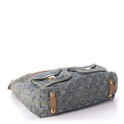 Louis Vuitton Denim Baggy GM Blue 4 of 9