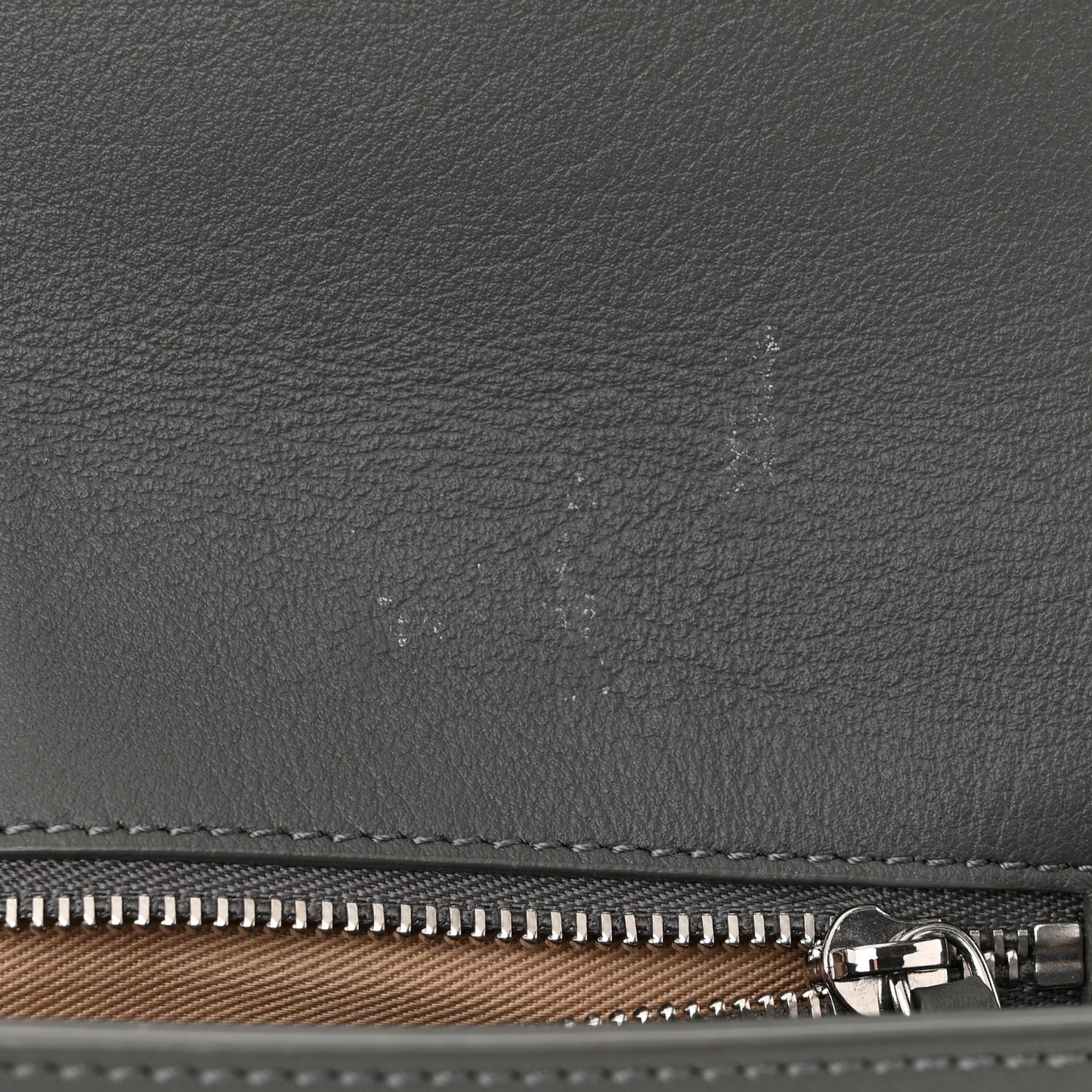 Calfskin Ottomar Monogram Medium Millie Crossbody Bag Charcoal