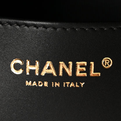 Chanel Caviar Quilted Fold Over Hobo Black 6 of 10