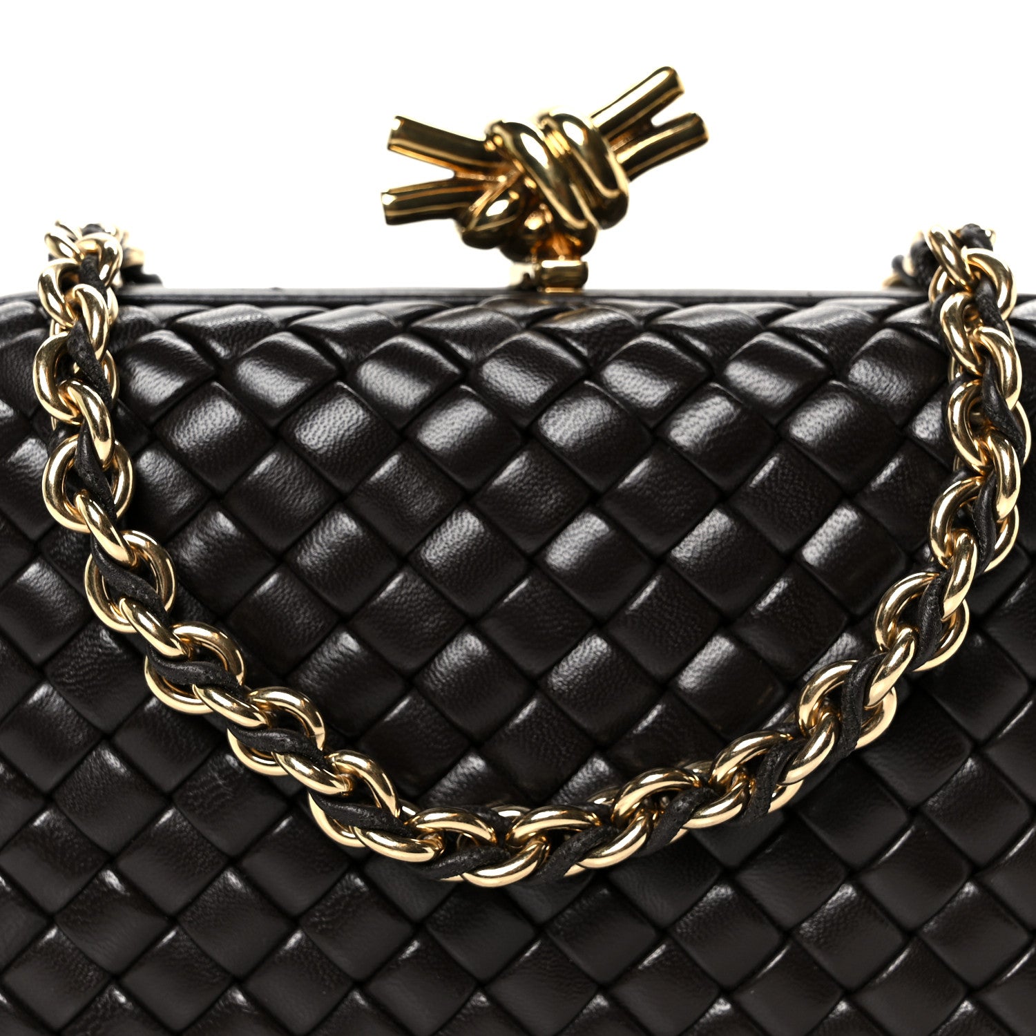 Bottega Veneta Padded Nappa Intrecciato Knot Chain Ebene 7 of 10