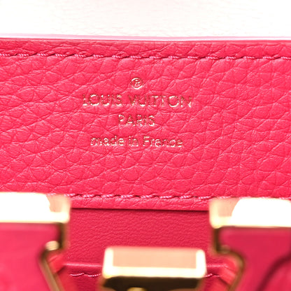 Louis Vuitton Taurillon Flower Chain Capucines Mini Rose Pondicherry 6 of 9