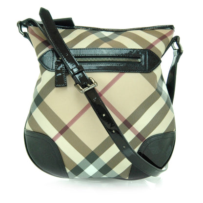 Burberry Supernova Check Small Dryden Crossbody Bag Black 1 of 8