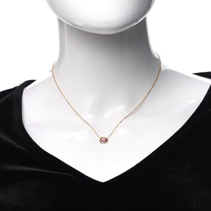 Cartier 18K Pink White Yellow Gold Pink Sapphire Trinity De Cartier Pendant Necklace 2 of 6
