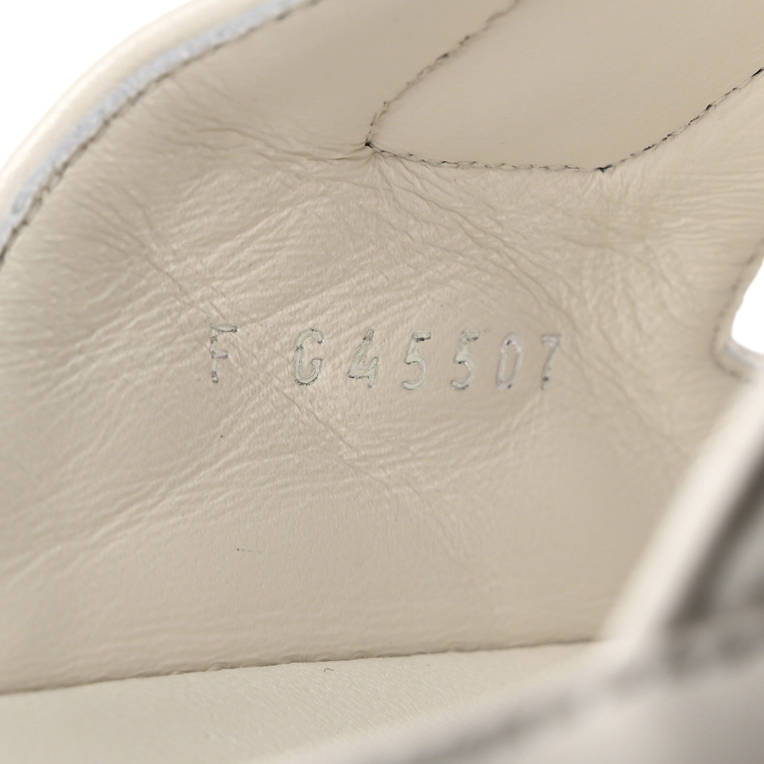 Chanel Lambskin Quilted Velcro Dad Chain CC Slide Sandals 38 White 7 of 9