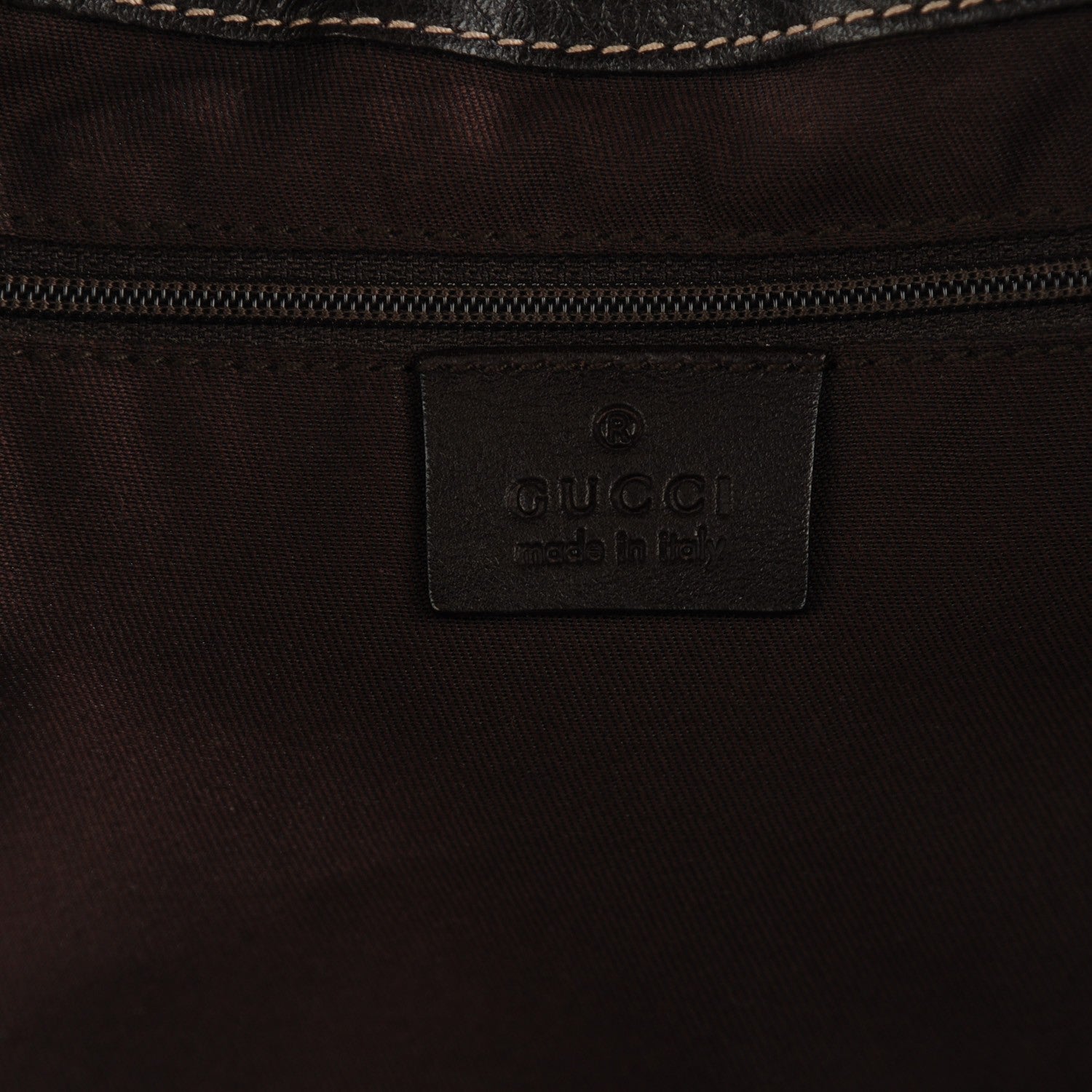 Gucci Monogram Large D Gold Hobo Dark Brown 6 of 8