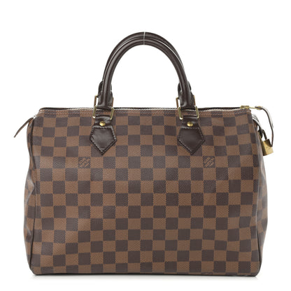 Louis Vuitton Damier Ebene Speedy 30 1 of 12