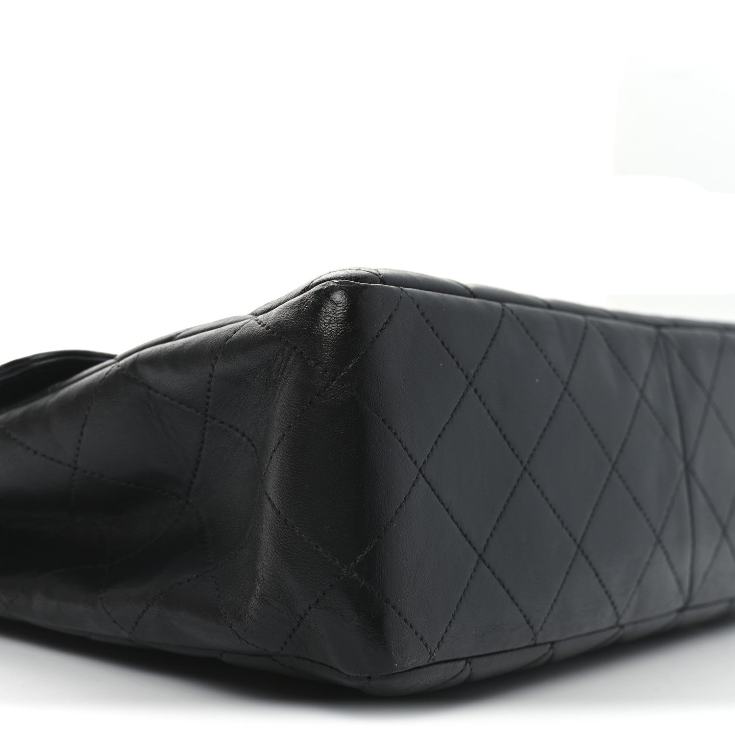 Chanel Lambskin Quilted Jumbo Single Flap Black 8 of 9