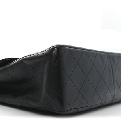 Chanel Lambskin Quilted Jumbo Single Flap Black 8 of 9