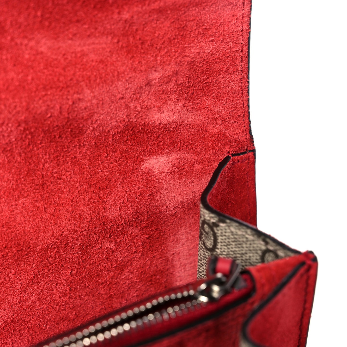GG Supreme Monogram Small Dionysus Shoulder Bag Red