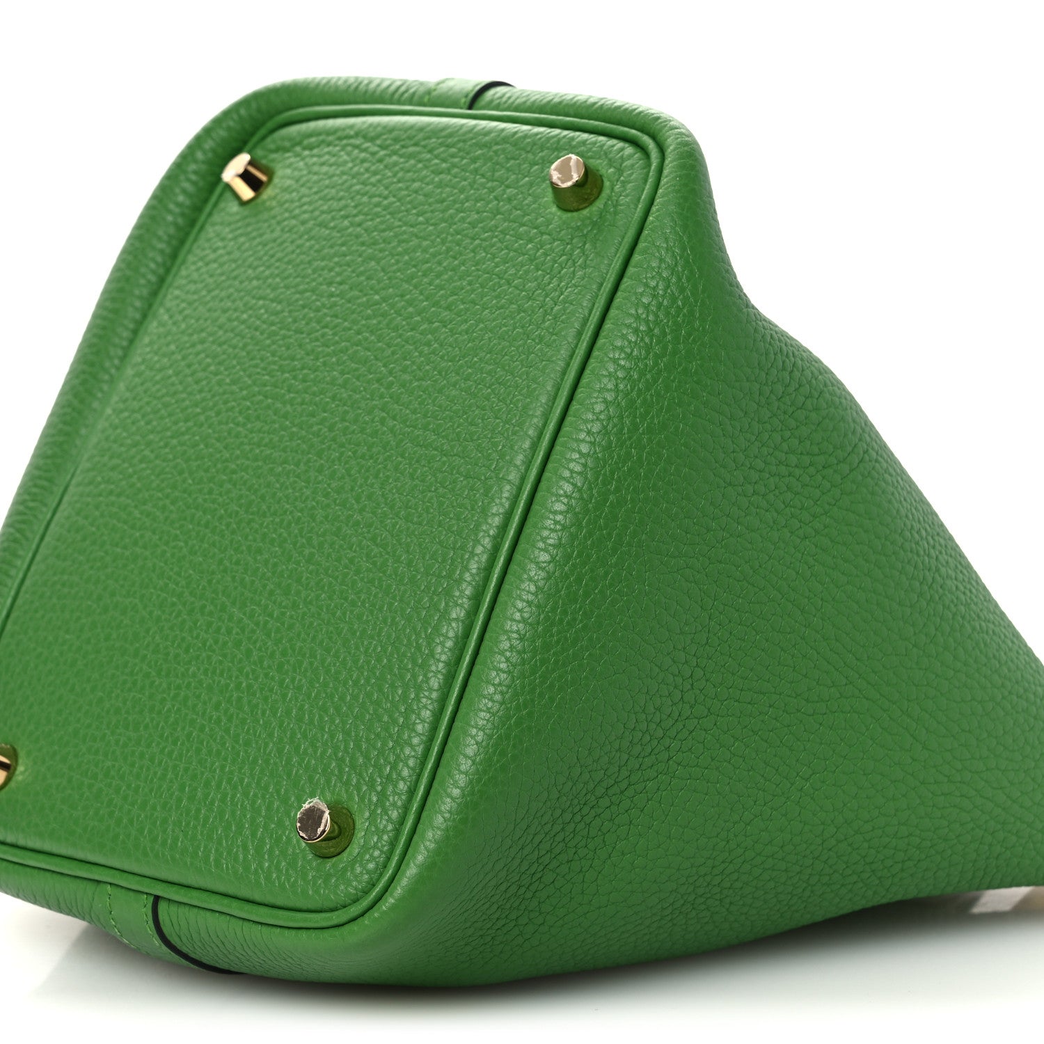 Hermes Taurillon Clemence Picotin Lock 18 PM Vert Yucca 10 of 12