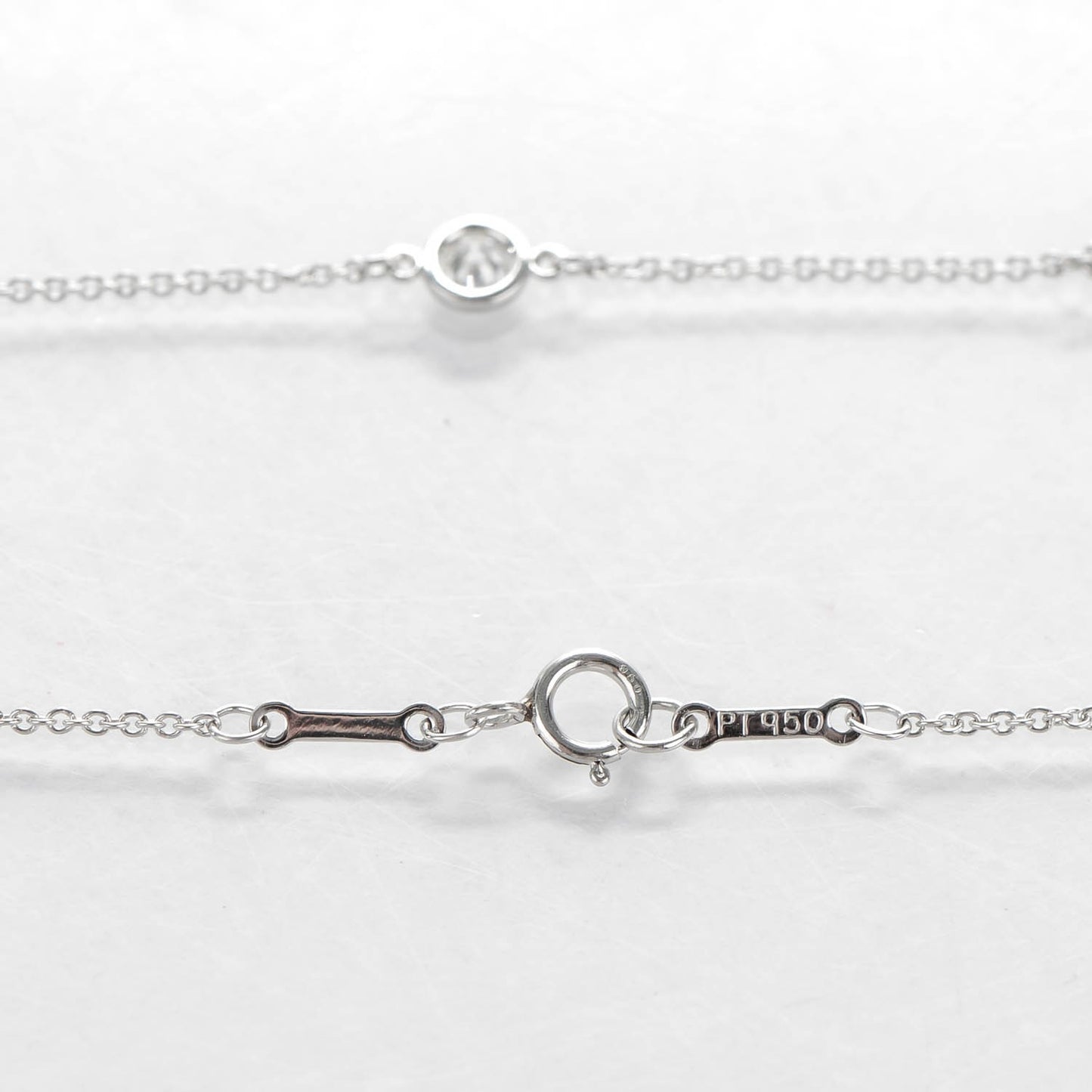 Platinum Diamond .33ctw Elsa Peretti Diamonds by the Yard Station Necklace