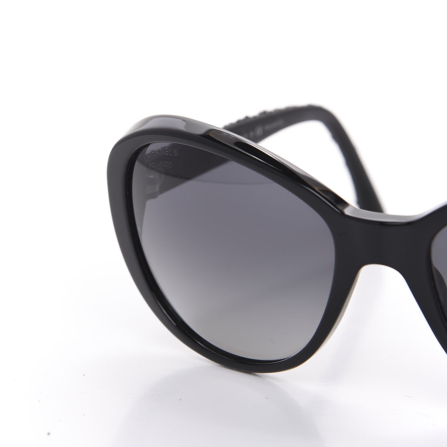 Chanel Tweed CC Sunglasses 5241 Black 7 of 8