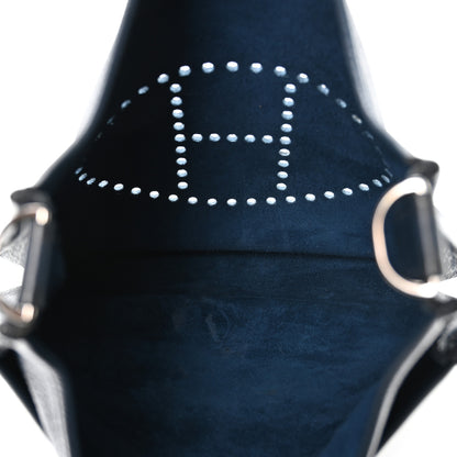Hermes Taurillon Clemence EVELYNE III GM Blue De Prusse 5 of 10